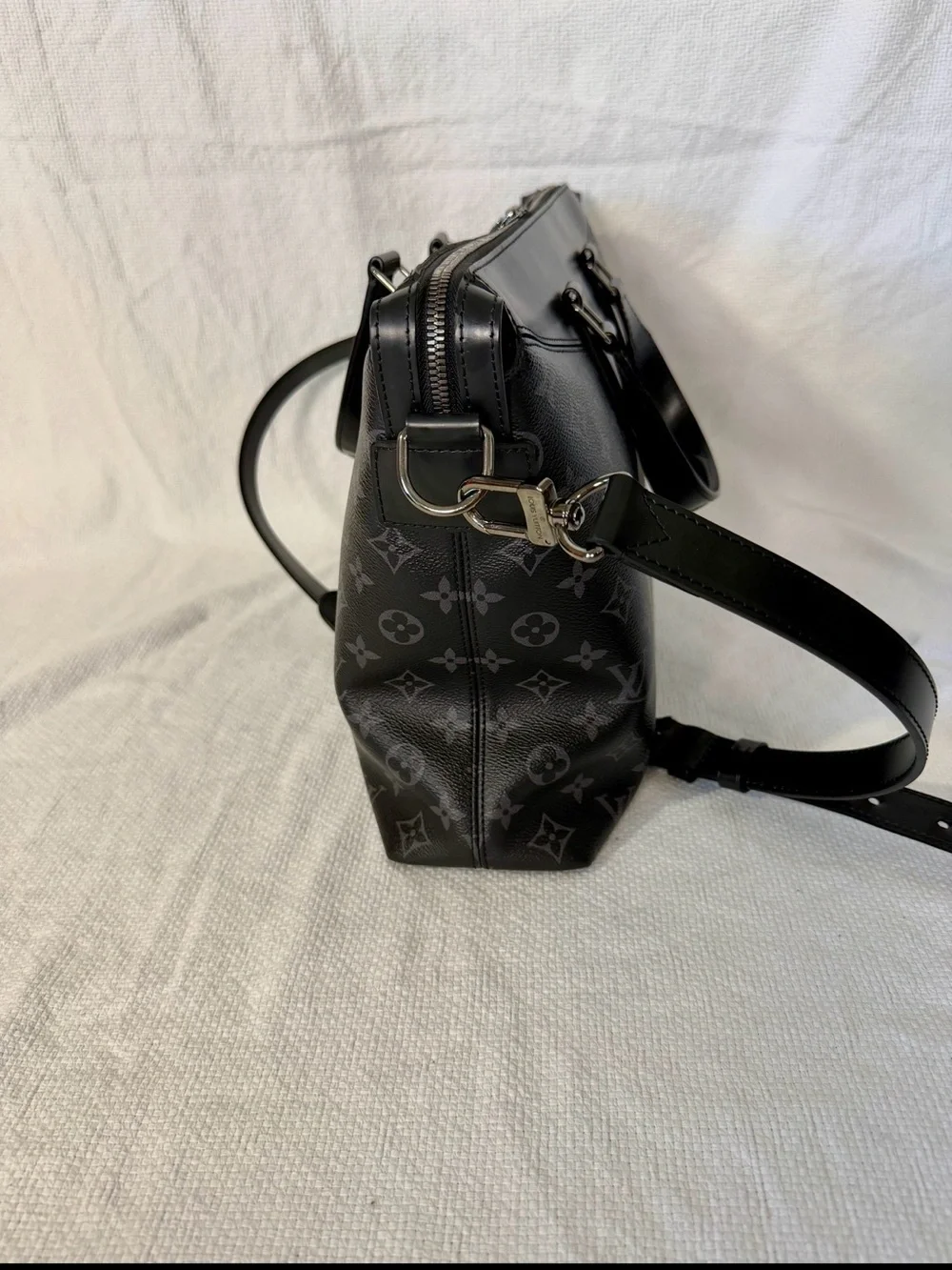 Louis Vuitton Explorer Monogram Eclipse Messenger Bag in Black